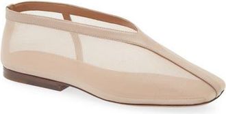 Mansur Gavriel Square Toe Flat in Ballet at Nordstrom, Size 10.5Us