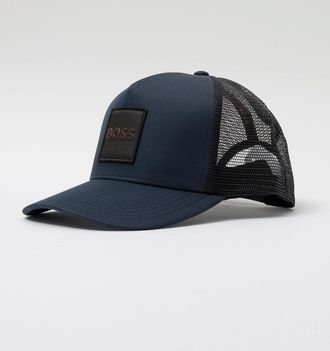 HUGO BOSS Mens BOSS Orange Elliot Mens Cap 50535622 - Dark Blue 404 - Navy - Size: ONE size