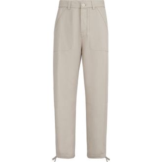 Brunello Cucinelli Drill trousers in Cocoa at Nordstrom, Size 50 It