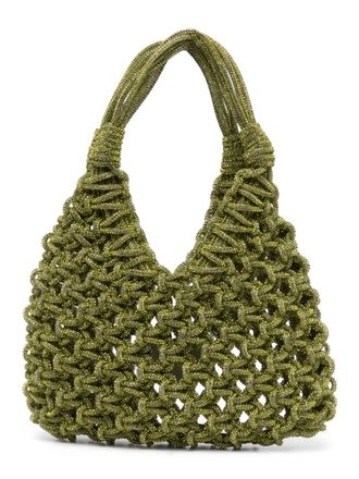 Hibourama Bags Natural Open-Weave Chunky Braided Shoulder Bag