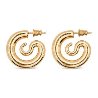 Panconesi Serpent Hoops Extra Small - Dames - Oorbellen - Geel - ONE Size - Accessoires