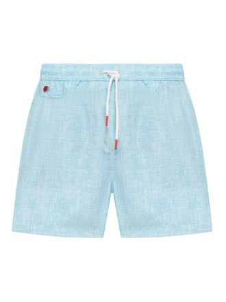 Kiton Swimsuit In Lightweight Technical Fabric