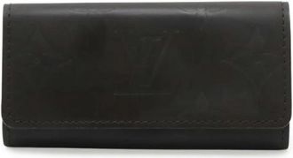 Louis Vuitton Pre-owned Monogram Glace Leather Sleuteletui - Dames - Vintage Accessoires - Bruin - ONE Size - Leer - Vintage
