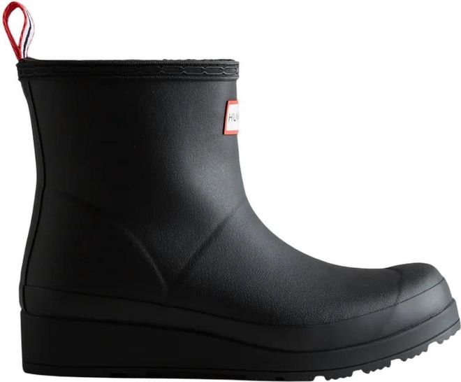 Womens Short Insulated Rain Boots In Black