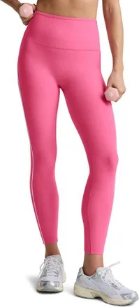 Beyond Yoga Spacedye Streamline Leggings in Luscious Pink Heather at Nordstrom, Size X-Large