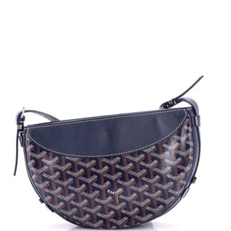 Goyard Hirondelle Shoulder Bag Coated Canvas and Leather