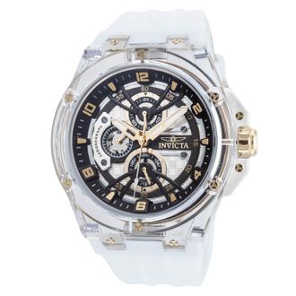 Invicta Mens Racing 46mm White Quartz Watch