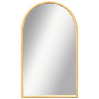OEM Specchio Da Parete Ad Arco In Vetro Per Ingresso In Legno Naturale