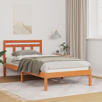 Berkfield Home Brown 80 x 200 cm Solid pine wood