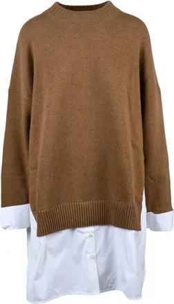 Semicouture Donna, Maglie, Marrone, S, new