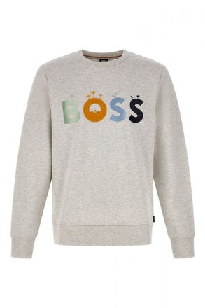 HUGO BOSS Crewneck Sweatshirt met Palmprint