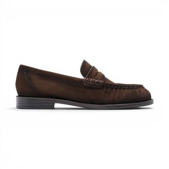 Tamaris Tamaris dames bruine leren loafer casual schoenen - 24251-47