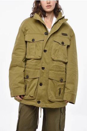 Dsquared2 Padded AMERICANA Parka with Extractable Hood size 40