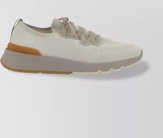 Brunello Cucinelli cotton knitted low-top sneakers