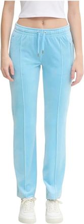 Juicy Couture Broeken, Dames, Blauw, L, Tina Trackpants