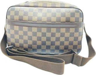 Louis Vuitton Pre-owned Cross Body Bags, female, Brown, Size: ONE SIZE Pre-owned Canvas Cross Body Bag