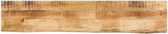 vidaXL vidaXL Piano Tavolo 180x30x2,5 cm Bordi Vivi Legno di Mango Grezzo