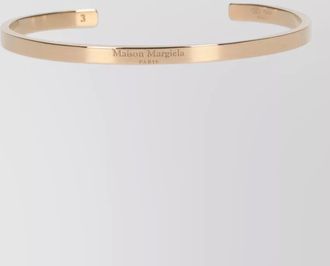 Maison Margiela slim open cuff bracelet minimal design