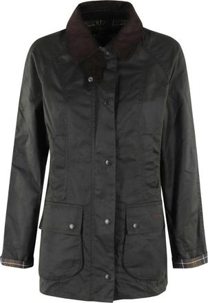 Barbour Classic Beadnell Wax Jacket - Dames - Zomerjassen - Groen - S - Katoen - Jassen
