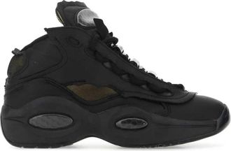 Reebok Question Mid - Heren - Tennisschoenen - Zwart - 36 EU - Leer - Fitness