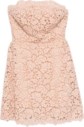 Ermanno Scervino Floral-lace Strapless Dress