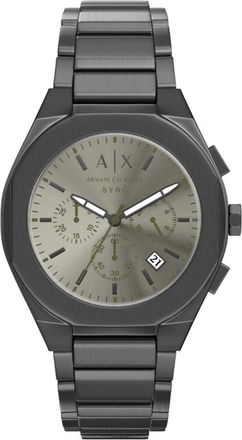 A|X Armani Exchange Mens Sync Grey Dial Watch