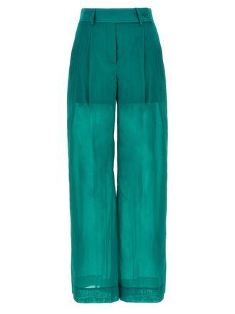 パンツ A FERRETTI Muslin pants Green Alberta Ferretti: Green Pants now up to −85% | Stylight