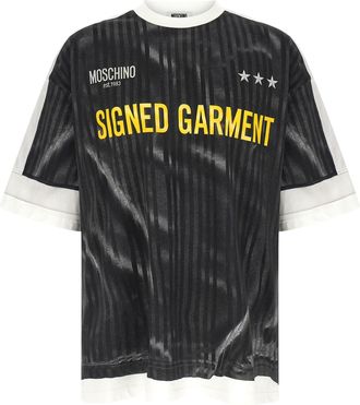 Moschino Black Cotton Mens Sportswear
