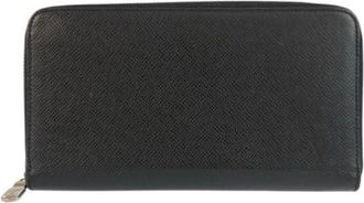 Louis Vuitton Pre-owned Wallets, male, Black, Size: ONE SIZE Pre-owned Zippy Organizer NM Taiga Long Wallet