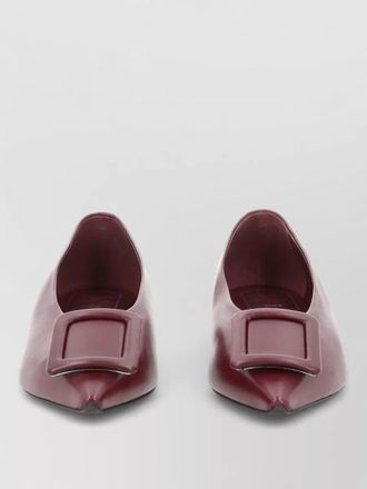 Roger Vivier ballerina shoes buckle detail pointed toe