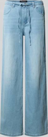 Buena Vista Wide Leg Jeans mit Bindeg&uuml;rtel in Jeansblau, Gr&ouml;&szlig;e XL