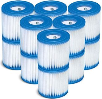 Intex Filtro Para Bomba De Piscina Tipo H 12 Uds Intex 29007 X12