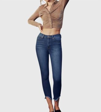 Kancan Dayana High Rise Ankle Skinny Jean In Medium Wash
