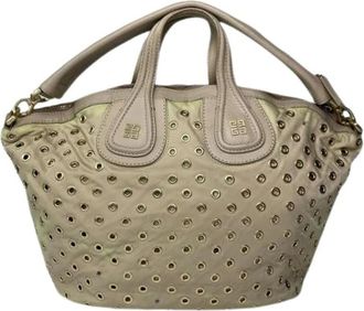 Givenchy Pre-owned Handbags, female, Beige, Size: ONE SIZE Pre-owned Leather Handbag