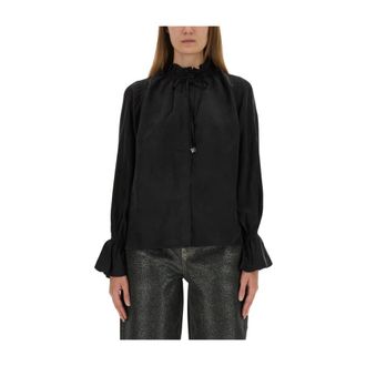 Ganni Donna, Camicette, Nero, S, new