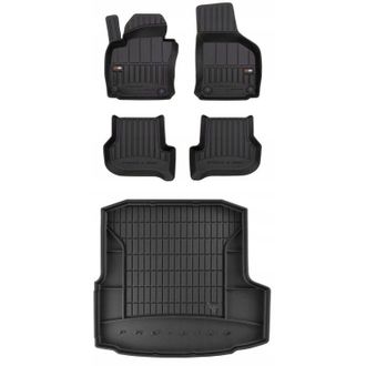 OEM Set Alfombrillas Goma 3d Skoda Octavia 2 Sedan 2004-2013