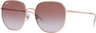 Ray-Ban Violet Gradient Irregular Unisex Sunglasses RB3680D 9202I8 60
