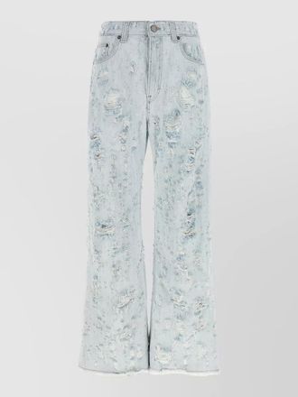 Haikure winny jeans wide leg raw hem
