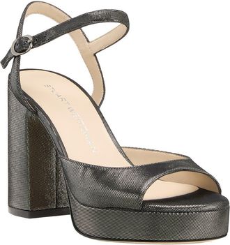 Stuart Weitzman Dayna Ii Leather Platform Sandal