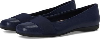 Trotters Samantha Womens Slip on Shoes Navy Lizard : 10.5 WW (EE)