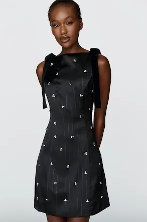 En Saison Jessica Satin Mini Dress