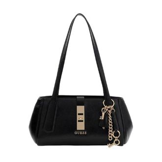 Guess Dames, Tassen, Zwart, Maat: ONE Size Leer