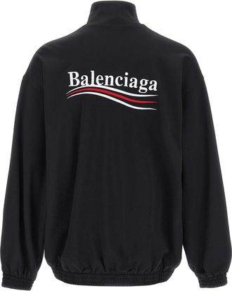 Balenciaga Mens Black Polyamide Sweatshirt Clothing