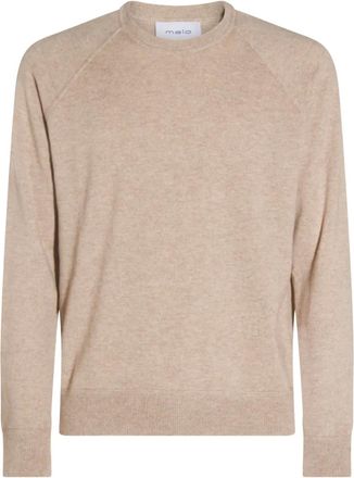 Malo Maglione in cashmere con maniche raglan - Toni neutri