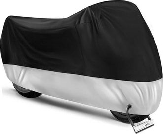 OEM Funda Universal Para Motocicleta Para Todas Las Estaciones - Impermeable Y Resistente Al Sol - Funda Xxl Para Veh&iacute;culo Con Orificios De Cierre