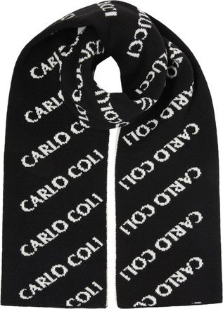 Carlo Colucci Gebreide Sjaal - Heren - Wintersjaals - Zwart - ONE Size - Wol - Accessoires