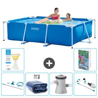 Intex Piscina Con Estructura Rectangular - 220x150x60 Cm - 7-piezas S149