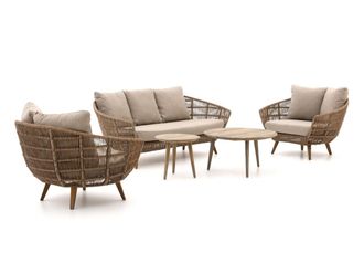 Intenso Furniture Intenso Stila/ROUGH-K stoel-bank loungeset 5-delig