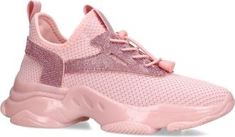 Steve Madden Womens Match Re Pink Sneakers Fabric - Size UK 6
