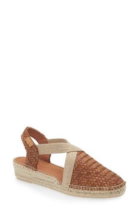 Toni Pons Siracusa Slingback Espadrille Wedge in Cuiro at Nordstrom, Size 5.5-6Us